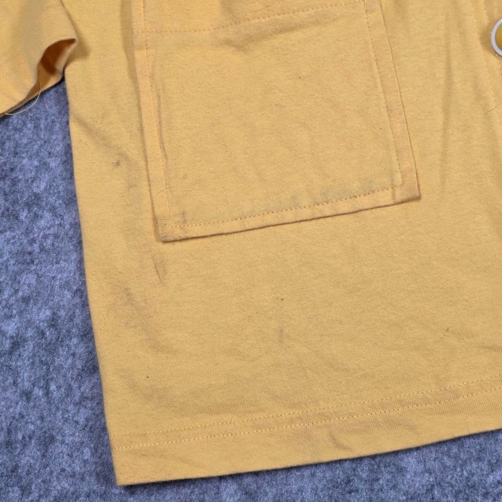 Vintage Richard & Company Cardigan Yellow Colorful Button Medium 90s Primary Art - Picture 8 of 10